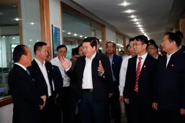 浙江省委组织部长黄建发到18LUCK调研